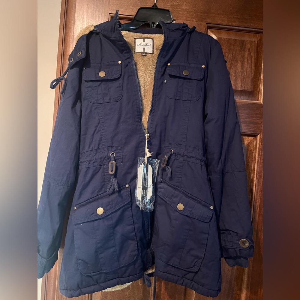 Snobbish navy jacket, new with tags, Large